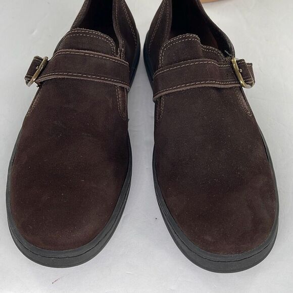 Azalea size 6  brown suede loafers - Picture 1 of 10